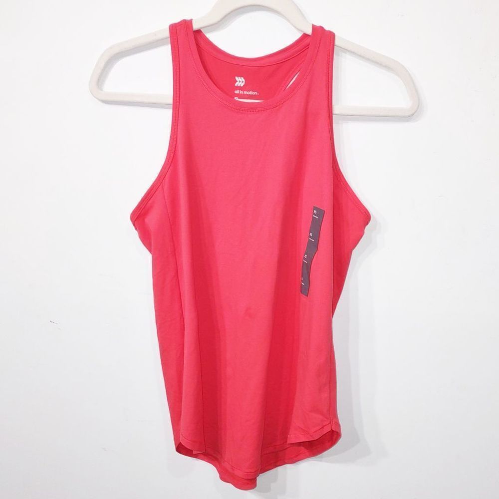 All In Motion oversized workout tank in strawberry Size XS